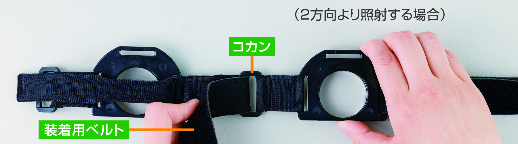 プローブ固定バンドの連結方法