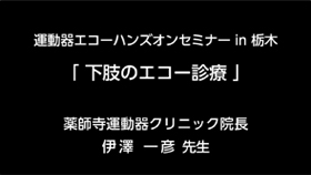 4.下肢のエコー診療