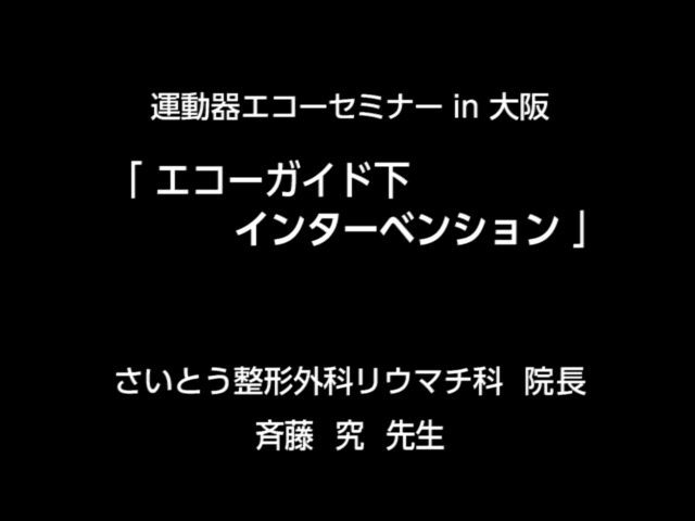 2.エコーガイド下インターベンション