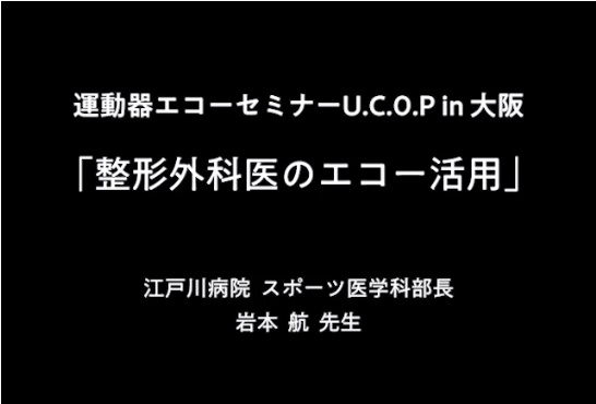 1.整形外科医のエコー活用